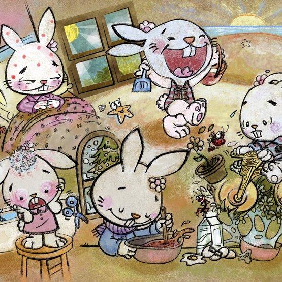 Terry the Trouble Bunny.